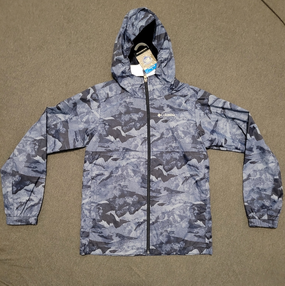 Boys jacket, Columbia, size 14/16, blue, new with tags